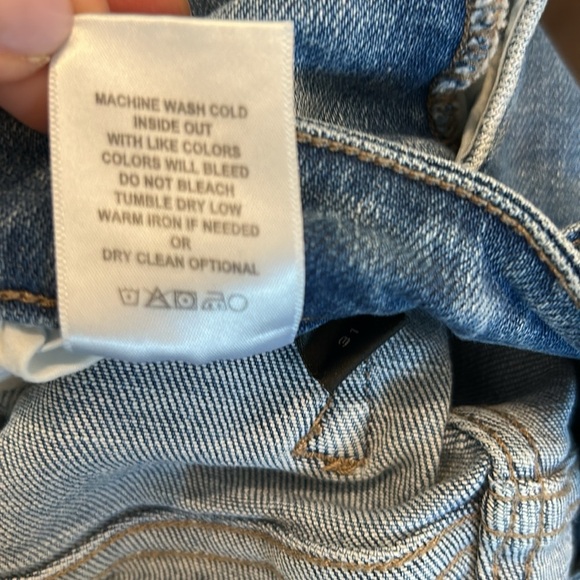 Flying Monkey Distressed Raw Hem Jeans - Picture 10 of 14